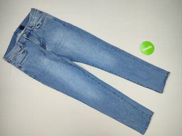 czarne skinny jeans: DENIM JEANS, Jeansy damskie, rozmiar XS — 2