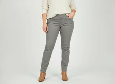 bershka spodnie mom: Bershka, Spodnie materiałowe damskie, rozmiar 2XL — 6