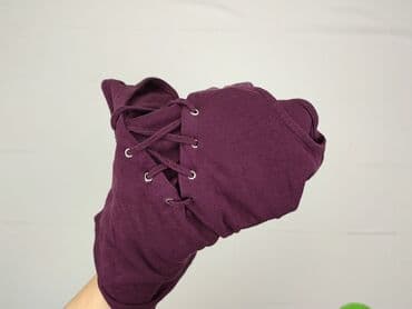 bluzki z długim rękawem dekolt w serek: Sinsay, Top damski, rozmiar S — 5