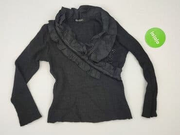 sweter piórkowy na drutach: Bluzka damska, rozmiar S — 2