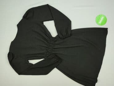 czarna sukienka ze srebrnymi wstawkami: Pakuten, Sukienka damska, S — 3