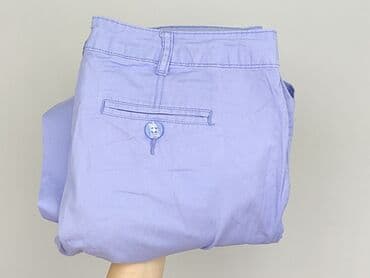 granatowe chinosy damskie: F&F, Spodnie materiałowe damskie, rozmiar M — 7