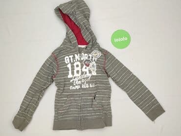 джинсова куртка: Sweatshirt, 7 years, 116-122 cm, condition - Very good — 2