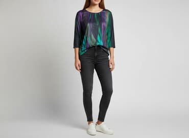 bluzki z printem: Bluzka damska, rozmiar L — 5