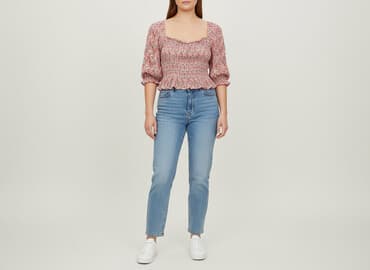 żółte bluzki z krótkim rękawem: Bluzka damska, rozmiar XL — 7