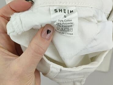 biale szerokie jeansy: Shein, Jeansy damskie, rozmiar S — 4