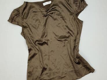 satynowy top pod marynarkę: Bluzka damska, rozmiar S — 1