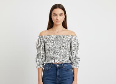 białe body bershka: Bershka, Bluzka damska, rozmiar XS — 7