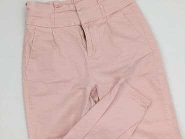 bluzka do różowych spodni: Vero Moda, Spodnie materiałowe damskie, rozmiar XS — 1
