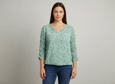 jaki krawat do zielonej sukienki: Gina, Bluzka damska, rozmiar XL — 6