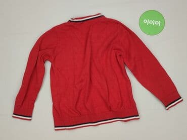swetrowa sukienka h: Shirt 4-5 years, condition - Very good, pattern - Striped, color - Red — 3