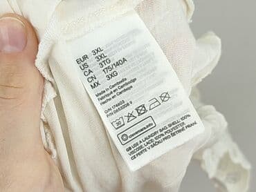 biała bluza damska hm: H&M, Bluzka damska, rozmiar 3XL — 6