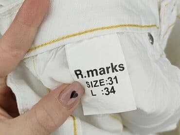 białe spodnie hello kitty: Jeansy damskie, rozmiar XL — 6