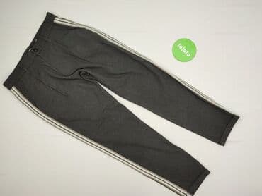 spodnie w paski pull and bear: PULL&BEAR, Material trousers for women, size M — 3