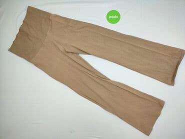 czarne legginsy ciążowe: H&M Mama, Spodnie materiałowe damskie, rozmiar L — 2