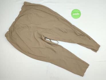 spodnie dresowe z obniżonym krokiem: Material trousers for women, size 3XL — 4