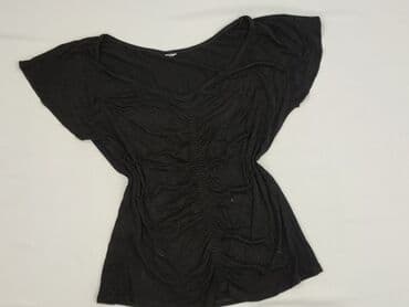 czarne t shirty basic: Women`s T-shirt, size S (EU 36) — 1