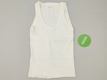 zara koszulka z prążkowanej dzianiny: H&M, T-shirt damski, rozmiar M — 2