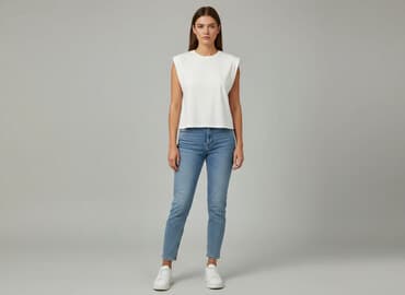 białe t shirty sinsay: Sinsay, T-shirt damski, rozmiar M — 1