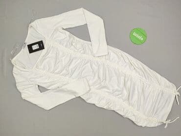 sukienka biala z piórami: Fashion Nova, Sukienka damska, rozmiar S — 2