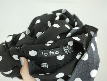 sukienki czarne w biale groszki: Boohoo, Sukienka damska, L — 4