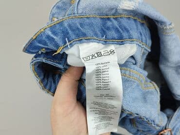 jeansowe ogrodniczki damskie: Ogrodniczki damskie, rozmiar S — 4