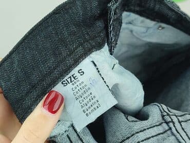 jeansy cropped damskie: Spodnie 3/4 damskie, rozmiar S — 5