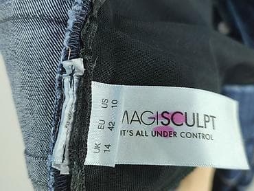 straight blue jeans: Jeansy damskie, rozmiar L — 4