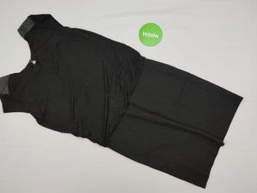 czarna sukienka ze srebrnymi wstawkami: Expresso, Sukienka damska, rozmiar M — 3