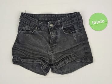 krótkie spodenki damskie jeansowe czarne: Szorty damskie, rozmiar S — 2