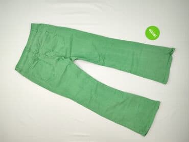 dżinsy bootcut: Spodnie materiałowe damskie, rozmiar L — 3