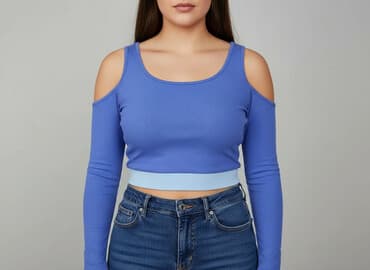 crop sukienki: Shein, Top damski, rozmiar 2XL — 7
