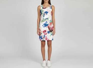 sukienka w kwiatki hm: H&M, Sukienka damska, rozmiar M — 1