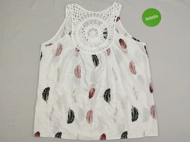 sukienki z piórami biała: Bluzka damska, rozmiar XL — 3