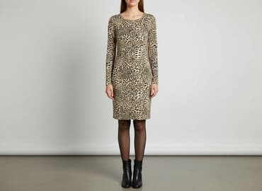 sukienka i długie kozaki: Women`s dress, size S — 1