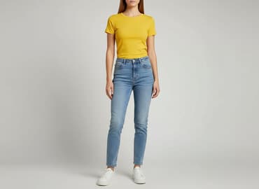 koszulka z żabą cropp: Cropp, T-shirt damski, rozmiar M — 6