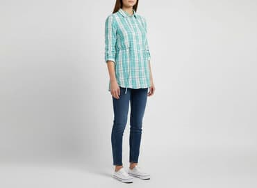 dluga biala koszula: Amisu, Koszula damska, rozmiar L — 6