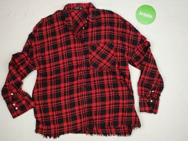 koszula w kratę damska czerwona: Reserved, Koszula damska, rozmiar S — 3