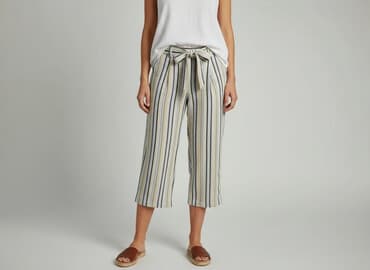 kuloty damskie jeansy: Spodnie 3/4 damskie, rozmiar S — 7