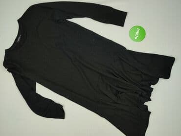 reserved czarna sukienka z bufiastymi rękawami: Reserved, Сукня жіноча, розмір M — 3