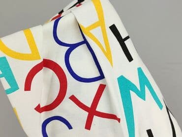 obrusy używane: Bawełniana tkanina dekoracyjna z motywem kolorowego alfabetu - Wzór — 6