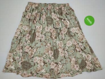 rozkloszowane spódnice midi w kwiaty: Women`s skirt, size XL — 3