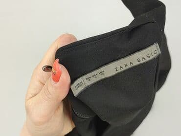 czarne t shirty basic: Zara, Sukienka damska, rozmiar S — 4