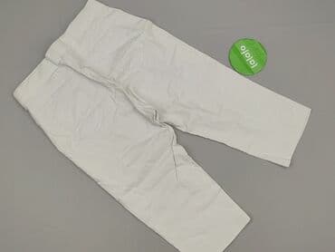 Women: Material trousers for women, size 2XL (EU 44) — 3