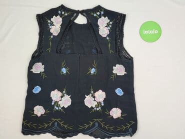 sukienka z przezroczystymi rękawami zalando: Top damski, rozmiar S — 3