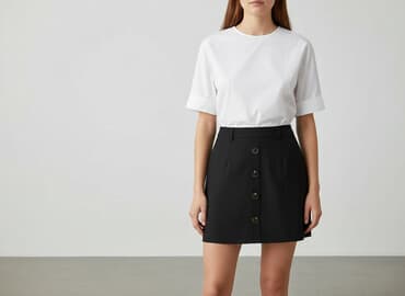 spódniczka mini obcisła: PrettyLittleThing, Spódnica damska, rozmiar M — 1