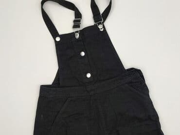 jeansy hm: H&M Divided, Ogrodniczki damskie, M — 1