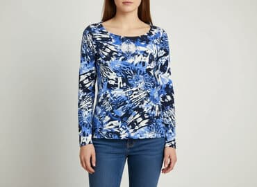 srebrne bluzki wieczorowe: Bluzka damska, rozmiar S — 5