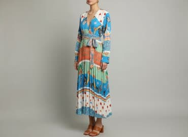 sukienki plisowane maxi: Sukienka damska, rozmiar S — 5