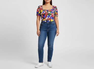 bluzki koszulowe damskie plus size: Bluzka damska, rozmiar 2XL — 1